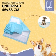 UNDERPAD Animal Pee Pad 33x45 cm Pee Mat/PoopPuppy/ Pad/ Pad Bed Sheet 33cm x 45cm Anjiing/Cat Rabbi