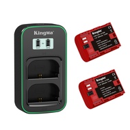 [KingMa] LP-E6NH Replacement Set / Ultra Fast Charger for Canon Cameras - LP-E6NH / LP-E6N 2000mAh