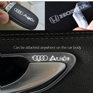 Audi Logo 3D Exterior Metal Sticker Car Interior Decorative Sticker Rearview Mirror Window Creative Sticker For Audi Sline A3 A4 A5 A6 A7 A8 Q2 Q3 Q5 Q7 Q8 Accessories