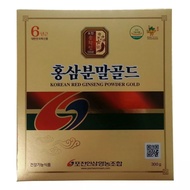100% No Additive 6 Year Korean Red Ginseng Roots Powder Gold 300g Ginseng, Panax