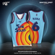 Latest Baket Jersey Full Printing SPACE TUNE SQUAD Free Custom Design As You Like