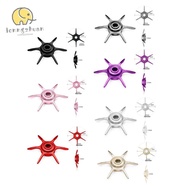 LONNGUVO Star Drag, Six Star Brake DIY Upgrade Baitcaster Drag, Metal Component 65mm Aluminum Alumin