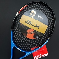 Wilson BLX Six One 27 (Blue-Black) Tennis Racket (Grip , String And Ready To Use Racket Bag) 100% Or