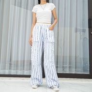 Cambly Striped Cargo - Long Pants BY CARICIIA