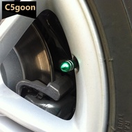 C5GOON 4Pcs Universal US Aluminum Auto Car Tyre Valve Caps Motorcycle Bicycle Wheel Tire C9L6
