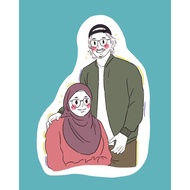 Simple illustration/doodle art 🎨🍓🍀 art commission