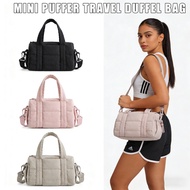 Mini Puffer Duffel Bag Travel Bag for Women Sport Gym Bag with Wet Pocket Large Capacity
