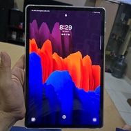 Samsung Galaxy Tab S7 Plus 8GB 256GB EX SEIN Minus LCD ada retak halus dan dent dikit di pojok kanan