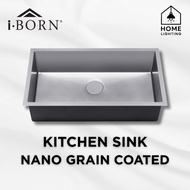MOCHA i-BORN Kitchen Sink IBKS8245 Food Grade Nano Grain SUS304 Stainless Steel Water Singki Sinki D
