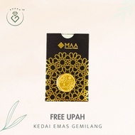 [Kedai Emas Gemilang] 8001283 Maa 1 Dinar (4.25G) (Di040213) Gold Coin (2.1Cm) (4.25G) [999 Gold]