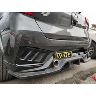 Myvi gen3 mg3 rear bumper cover with net