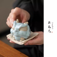 Three-legged Tea Play Tea Pet Boutique Pixiu Golden Toad Tea Table Decoration Can Raise Money Lucky 