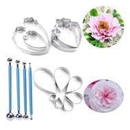 Seas 7 Pcs Rose Petal Cutter and 4 Pcs Herbaceous Peony Cutter 4 Pcs Metal