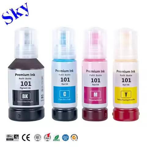 SKY 101 Premium Ink , T101 C13T03V refill Ink For Epson L4150 L4160 L4260 L6160 L6170 L6176 L6190 L6