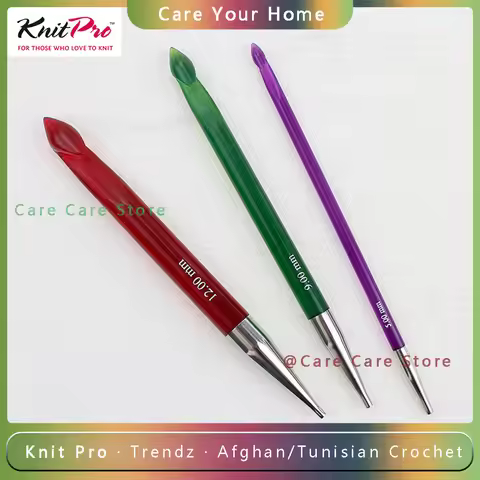 1Piece 15cm Original Knitpro Trendz Afghan Tunisian Crochet Hooks Interchangeable Tunisian Knitting 