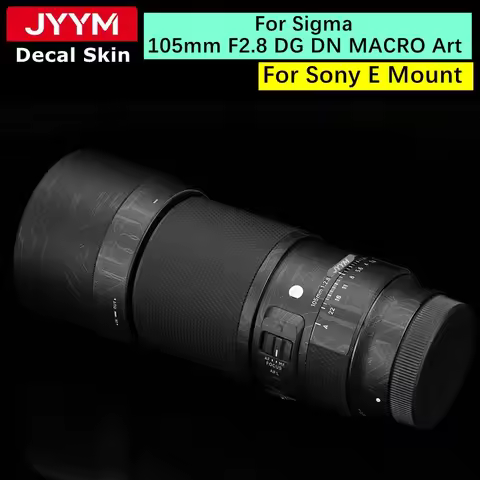 Lens Sticker For Sigma 105mm F2.8 DG DN MACRO Art Decal Skin Vinyl Wrap Film Protector Coat For Sony