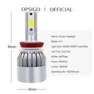 OPSIGO 2 PCS Car Led Headlight Car Headlight LED Headlight C6