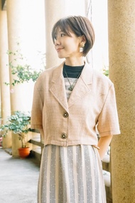 純情百貨行 Vintage 古著 古著外套 夏季短袖外套 短板外套 S22