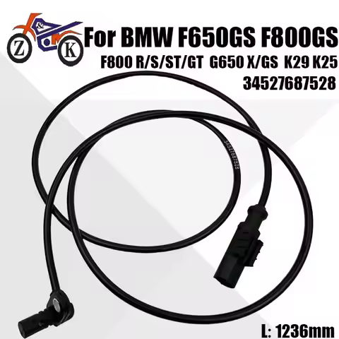1Pcs Motorcycle ABS Wheel Speed Sensor For BMW F650GS F800GS 2006-2012 F800 R/S/ST/GT G650GS R1200S 