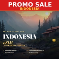 [PROMO] Indonesia Travel eSIM 2GB-20GB & Unlimited Data | Big Sale | Instant QR | 4G/5G