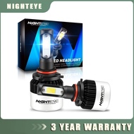 Nighteye 2pcs HB3/9005 Car LED Light 72W 9005 led headlight 6500K Fog Light Car Headlight