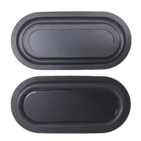2PCS Oval Bass Diaphragm Rubber Speaker Plate Passive Radiator Auxiliary Bass Vibration Plates 2040-