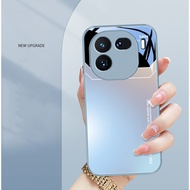 Luxury Fashion Gradient Case for iQOO 12 iQOO12 12 5G Shockproof Glass Back Camera Protection Metall
