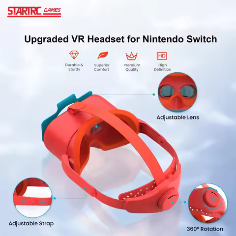 For Nintendo Switch/OLED game console 3D HD VR glasses Switch adjustable headband expansion Upgrade 