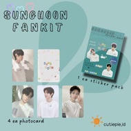 Sunghoon enhypen Photocard + unofficial sticker / Photocard enhypen unofficial / Photocard glossy/fa