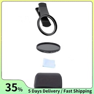 52mm Lens Filter Adjustable Light Reduction Variable ND Filter Phone DSLRs Smartphones Photography A