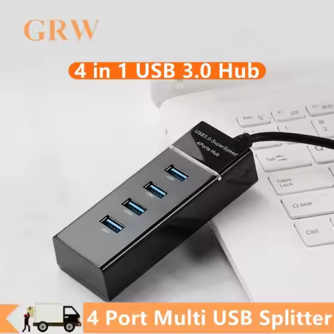 USB 3.0 HUB Adapter 4 Port Multi USB 3.0 2.0 HUB High Speed USB Hub Splitter For Mac Lenovo Xiaomi P
