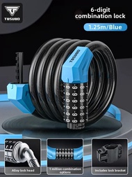 TOSUOD | Security Portable 6-digit Bike Lock
