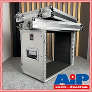 แร็ค COMPACT LA 8U RACK ไม้ผิวอลูมิเนียมสีเงิน ลึก 11นิ้ว LA8U แร็คเครื่องเสียง แร็คไม้ คอมแพ็ค LA-8