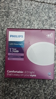 ดาวไลท์ LED ฟิลลิป์ กลม PHILIPS LED DOWNLIGHT 13W LED COOL DAYLIGHT