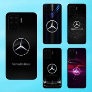 Oppo A94 Black Bezel Phone Case Mercedes Brand