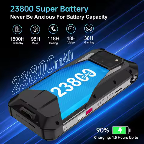8849 Tank 3 Pro Unihertz Rugged Smartphone 5G with 100 Lumens Projector 32/36GB 512GB 23800mAh Andro