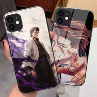 Sosuke Aizen Bleach 03 Glass Phone Case For iPhone 17 Air 16 Pro Max 16e 15 Pro Max 14 13 12 11