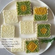 Mooncake Mold 75gr CM75412 CM75421 Square Box