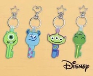 怪獸公司 玩具總動員 大眼仔 毛毛 泡泡龍Rex 鎖匙扣 鑰匙圈 迪士尼