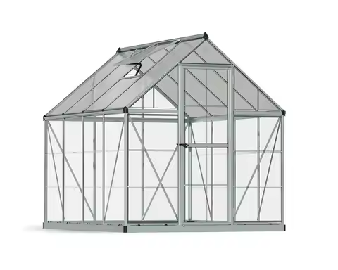 Canopia 6x8 Greenhouse for Outdoors, Walk-In, UV Polycarbonate Panels, Heavy Duty Aluminum Frame, Lo