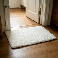 [EY] Plush Bedroom Rug Anti Skid Rug Plush Soft Bedroom Rug with Non-slip Backing Solid Color Fuzzy 