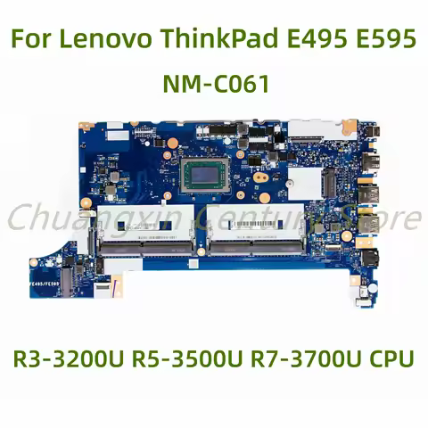 NM-C061 Suitable for Lenovo ThinkPad E495 E595 laptop motherboard c with R3-3200U R5-3500U R7-3700U 