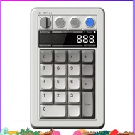 Retro 18 Mechanical Numpad for  Android Bluetooth 2.4G USB-C Support Calculator Mode with Hot-Swappa