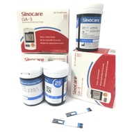 3 Botol Strips Sinocare GA3 atau ACCU2 Jumlah 75pcs