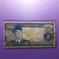 Uang 50 rupiah sukarno 1960