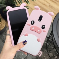 Oppo R17 R15 Pro Phone Case A75S A73 A77 A3 Japanese Korean Cute Cartoon Three-Dimensional Cute Cute Pig All-Inclusive Edge Shock-Resistant Protective