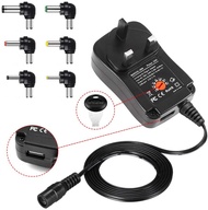 30W universal adjustable adapter 100-240V to 3V 4.5V 5V 6V 7.5V 9V 12V AC/DC Multi Voltage power sup