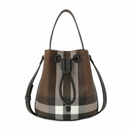 BURBERRY 迷你格紋女士水桶包 8112238