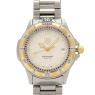 TAG TAG HEUER 4000系列專業200公尺防水錶 995.706K 不鏽鋼銀色金色石英錶 0575 [二手]