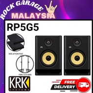 KRK ROKIT 5 G5 5" Powered Studio Monitor with Monitor stand And Isolation Pads - Each / Pair ( RP5G5